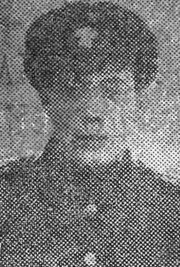 Private Frederick Price, Royal Fusiliers, Arley Street, Sheffield, wounded and prisoner of war