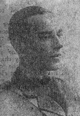 2nd Lt. J. S. Siddell, York and Lancaster Regiment, only son of Mr J. J. Siddell, of Birkendale, Sheffield, awarded the Military Cross