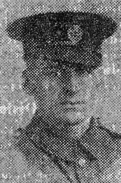 Private W. Moore, York and Lancaster Regiment, Hillsboro', wounded