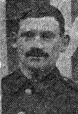 Private B. Parker, York and Lancaster Regiment, Hillsborough, severely wounded