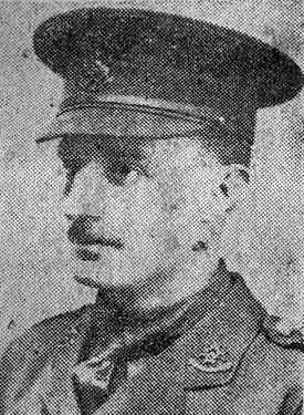 2nd Lt. Richard H. King, Notts and Derby Regiment, eldest son of Mr. and Mrs. James King of Toot Hill, Mansfield, killed in action