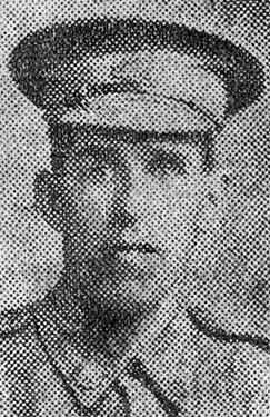Private J. Hallam, Australian Forces, Union Lane, Sheffield, wounded