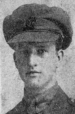Lt. E. Yeardley, Machine Gun Corps, of Wadsley, Sheffield, wounded