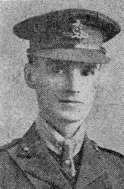 Lieutenant H. D. B. Turner, Royal Field Artillery of Wentworth nr. Rotherham, died from the effects of malarial fever