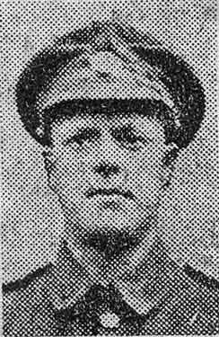 Private Harold Crowther, York and Lancaster Regiment, 72 Main Road, Hollinsend (was on the staff of Sheffield Daily Telegraph) killed in action