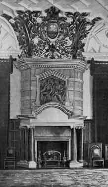 The fireplace, Lord Mayors parlour, Sheffield Town Hall