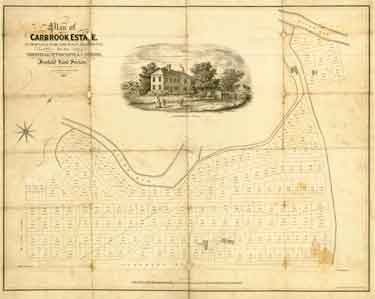 Plan of the Carbrook Estate as proposed to be laid out in allotments, for the Sheffield, Attercliffe and Carbrook Freehold Land Society. Geo W. Wilson, surveyor, etc.