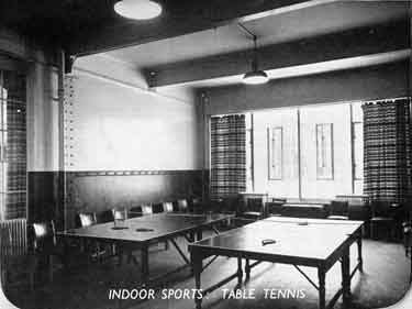 Table tennis room, Dormer / The Sheffield Twist Drill and Steel Co. Ltd., Summerfield Street