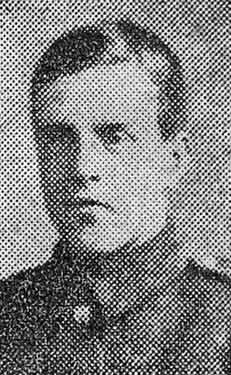 Private Ernest Clayton, South Wales Borderers, Langdon Street, Sheffield, wounded