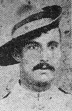Pioneer Fred Dickinson, King's Own Yorkshire Light Infantry (KOYLI), Sussex Street, Sheffield, killed