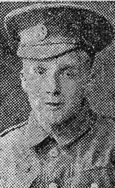 Private Edwin Voyse, York and Lancaster Regiment, Ripon Street, Sheffield, wounded