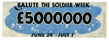 Flyer for Salute the Soldier Week, June 24th-July 1st 1944
