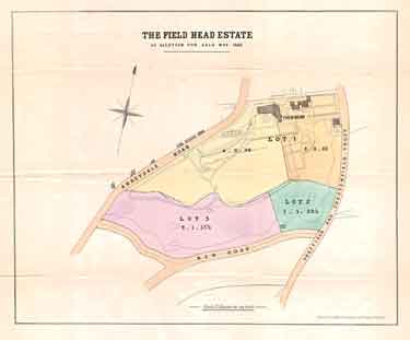 Plan of the Field Head Estate for sale by auction