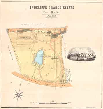 Sale plan for the Endcliffe Grange Estate, Endcliffe Vale Road