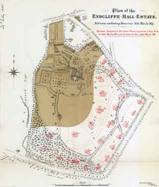 Plan of the Endcliffe Hall estate, shewing suggested building plots