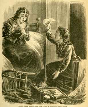 Charles Peace or The Adventures of a Notorious Burglar: Bessie drew forth from the paper a hundred pound note