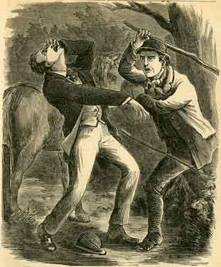 Charles Peace or The Adventures of a Notorious Burglar: The cowardly ruffian dealt a crushing blow on the head of the young farmer