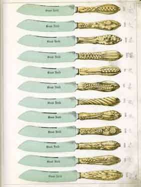 George Wing [Catalogue of wooden goods] - knife handles