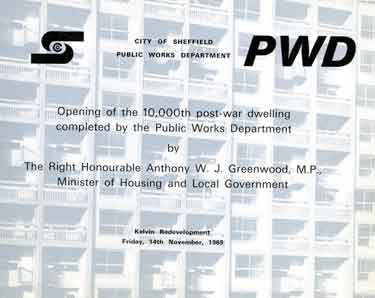 Opening of the 10,000th post-war dwelling completed by the Public Works Department, by the right Honourable Anthony W. J. Greenwood, MP., Minister of Housing and Local Government, 14 Nov 1969