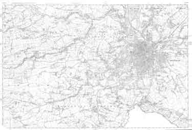 Ordnance survey map of Sheffield