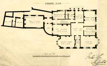 Ground floor plan of Abbeydale House, Barmouth Road / Falmouth Road