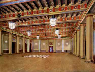 Sheffield City Hall, Central Hall (Ballroom) showing glass floor