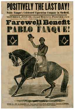 Positively the last day - Pablo Fanque's Celebrated Equestrian Company in Sheffield