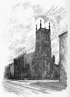 The Parish Church of the Holy Trinity, Nursery Street, The Wicker by Stanley Whitton
