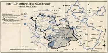 Sheffield Waterworks, general plan of works