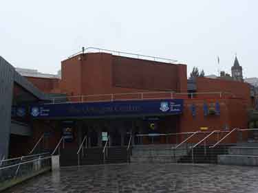Octagon Centre, University of Sheffield, junction of Clarkson Street and Western Bank