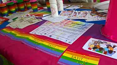 Gay Pride festival at Endclife Park