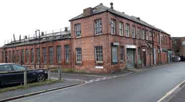 Former premises of H. Shaw and Son, magnet tool manufacturers, Anchor Works, Love Street from the junction with Water Street