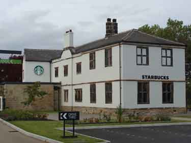 Starbucks, coffee shop, (previously Carbrook Hall and the Carbrook Hall Hotel), No. 537 Attercliffe Common