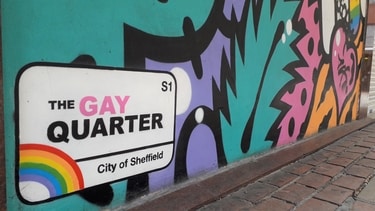Gay Quarter plaque, Moorfoot
