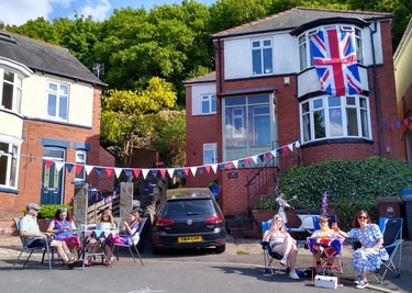 VE Day 75th anniversary afternoon tea, Roxton Road