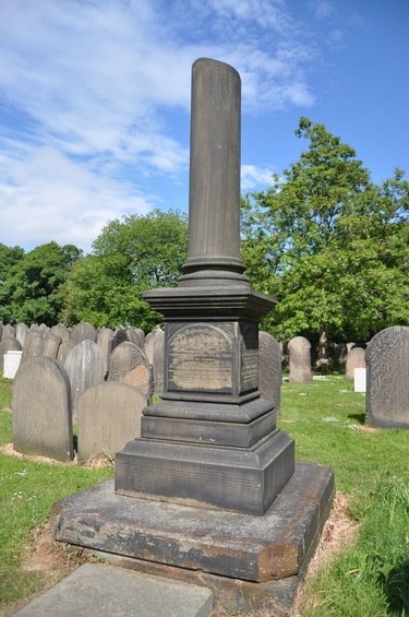 Wadsley churchyard: gravestone of Joseph Laycock, of 2 Allen Street, died 18th Oct 1887, aged 80