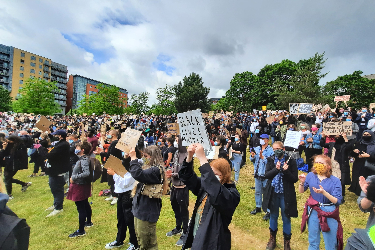 Black Lives Matter protest, Devonshire Green