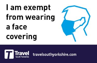 Covid-19 pandemic: Travel South Yorkshire - I am exempt from wearing a face covering