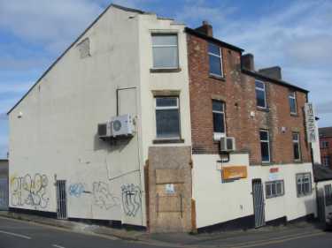 Former premises of Impact Instrument Services Ltd., Nos. 80 - 86 Upper Allen Street at the junction with (left) Daisy Walk