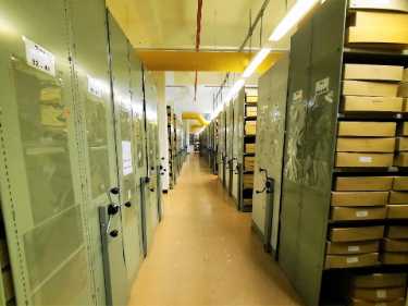 Sheffield City Archives strongroom, 52 Shoreham Street