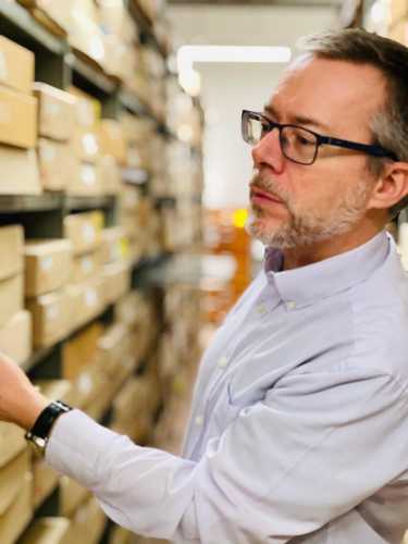Sheffield City Council's Archives and Heritage Manager, Pete Evans