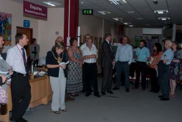 Lord Mayor Sylvia Dunkley at Sheffield Archives reopening following refurbishment