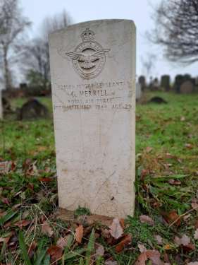 Burngreave Cemetery: 523089 Flight Sergeant George Merrill, Royal Air Force, 20th September 1944, aged 29