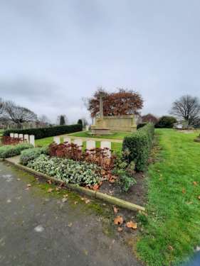 Burngreave Cemetery: military gravestones and war memorial
