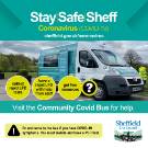 Covid-19 pandemic: Sheffield City Council graphic - Visit the Community Covid Bus for help