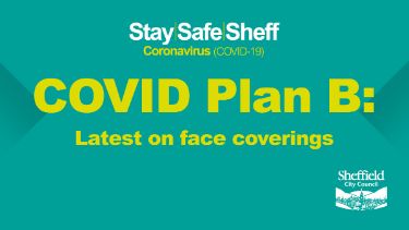 Covid-19 pandemic: Sheffield City Council graphic - Covid Plan B: latest on face coverings