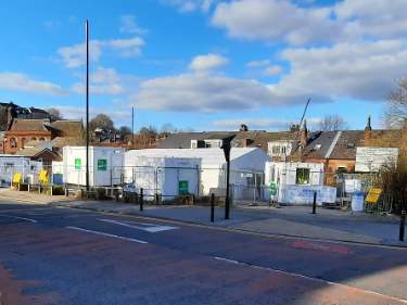 Covid-19 pandemic: testing site, Shipton Street Car Park, Upperthorpe