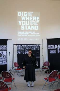 Desiree Reynolds, Writer, pictured at the 'Dig Where You Stand: Excavating Untold Stories' event, Samuel Worth Chapel, Sheffield General Cemetery