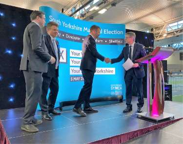 Oliver Coppard elected as the new Mayor of South Yorkshire.