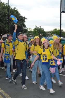 Women's Euros (WEuros): Swedish fans